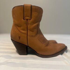 Western style FRYE boots.